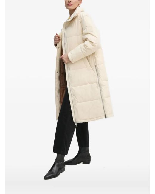 DKNY Natural Padded Zip Jacket
