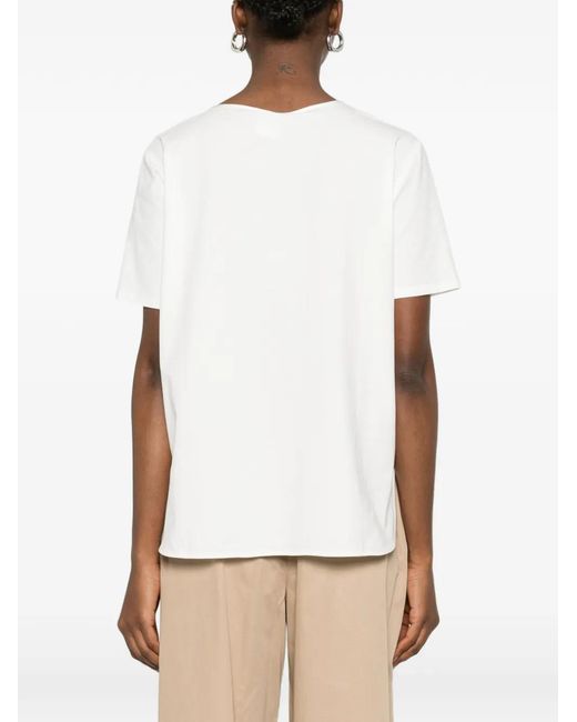 Max Mara White Short-Sleeve T-Shirt
