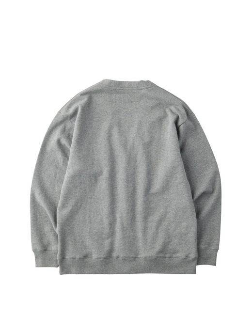 Universal Overall Gray Logo-Patch Cardigan for men