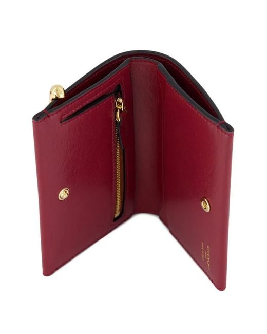 Givenchy Purple Pinch Leather Wallet