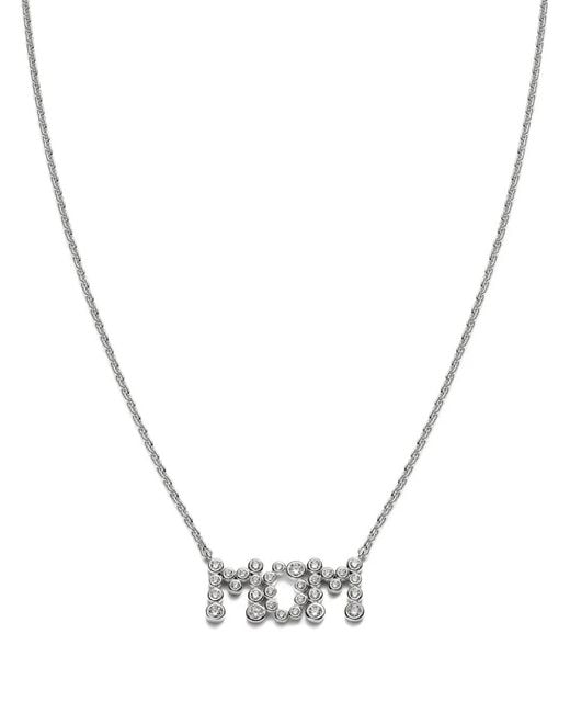 Maria Black Metallic Mom Collet Necklace