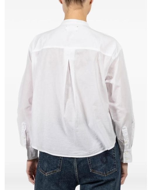 Xirena White Miranda Pleated Shirt