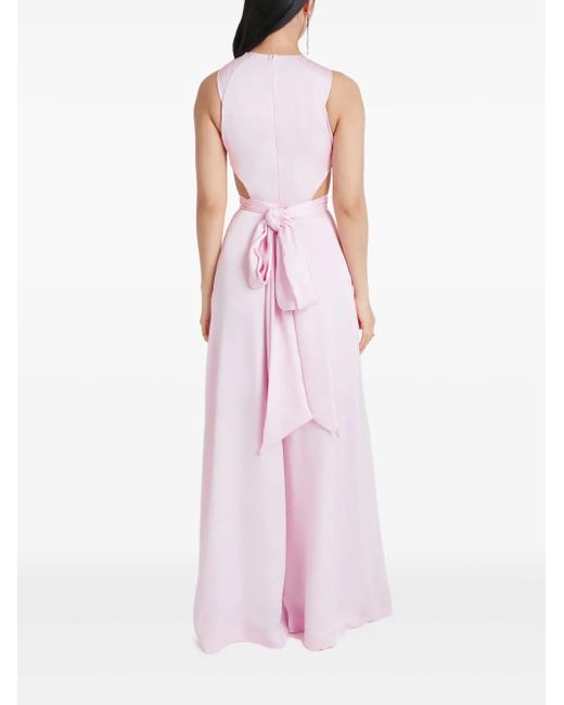 Temperley London Pink Cut-Out Jumpsuit