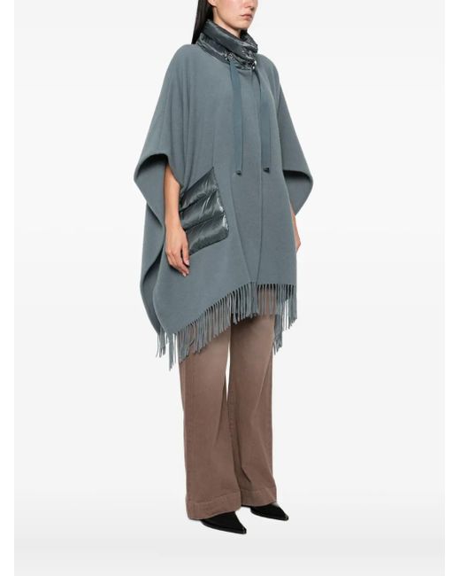Herno Blue Poncho