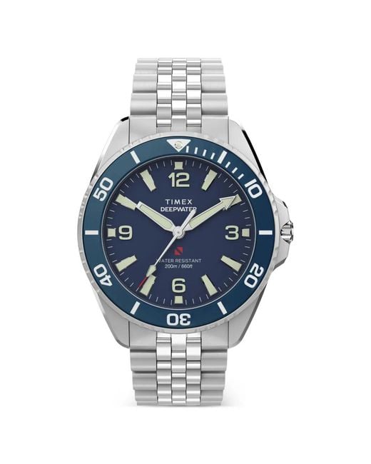 Timex Blue Deepwater 40.5Mm Watch for men