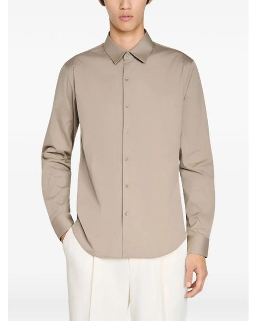 Sandro White Plain Shirt for men