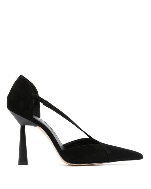 Gia Borghini Black 105Mm Pointed-Toe Pumps