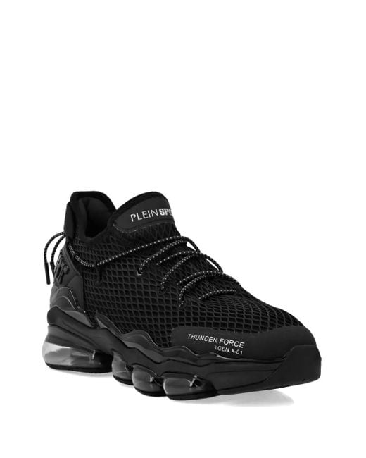 Philipp Plein Black Thunder Force Genx 01: Runner Edition Sneakers