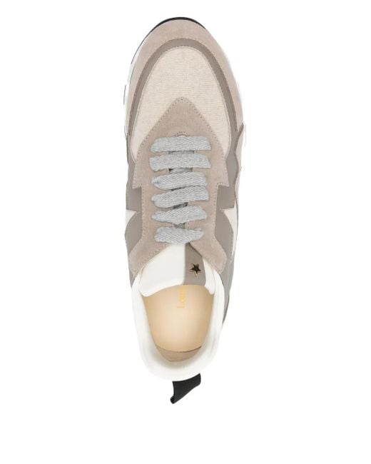 Baskets En Daim À Étoiles Lorena Antoniazzi en coloris White