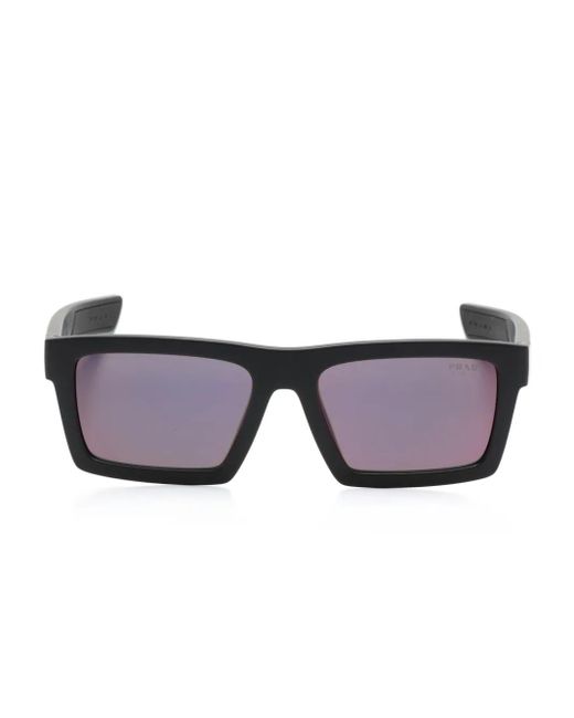 Prada Blue Square-Frame Sunglasses for men