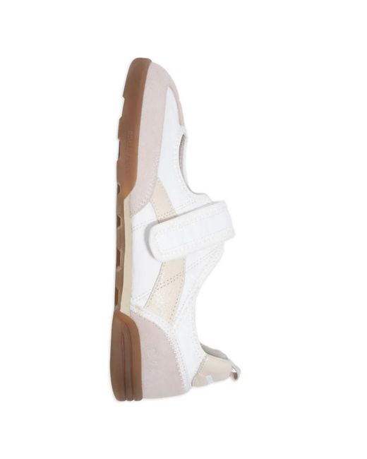 Bimba Y Lola White 13 07 Strap Ballet Flats
