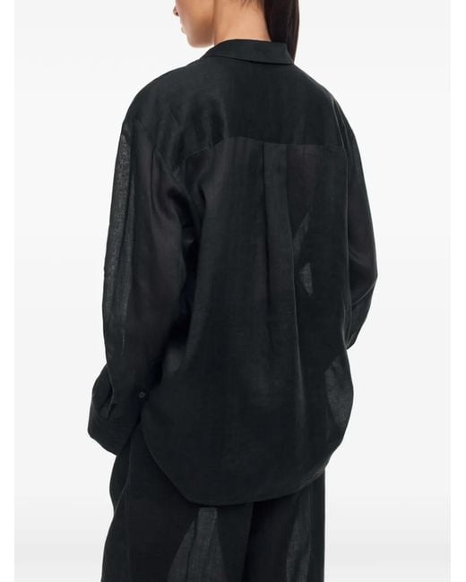 12 STOREEZ Black Mykonos Shirt