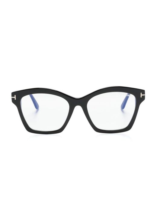Tom Ford Black Brille mit Butterfly-Gestell