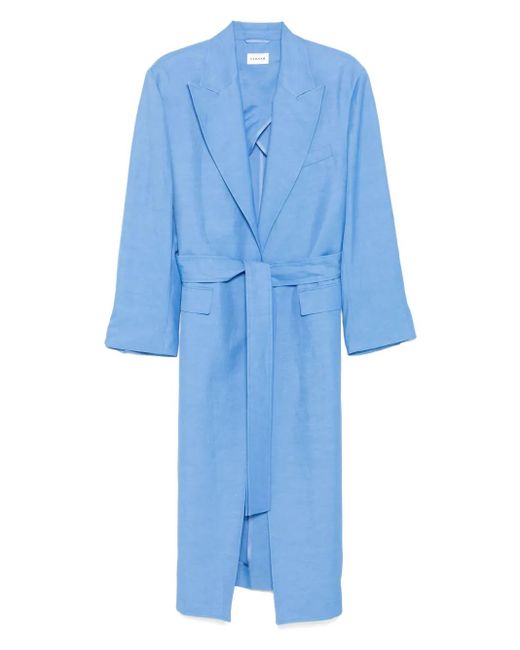 Manteau À Taille Ceinturée P.A.R.O.S.H. en coloris Blue