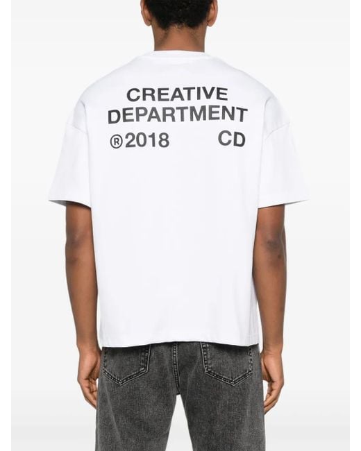 RETERNITY White Logo T-Shirt for men