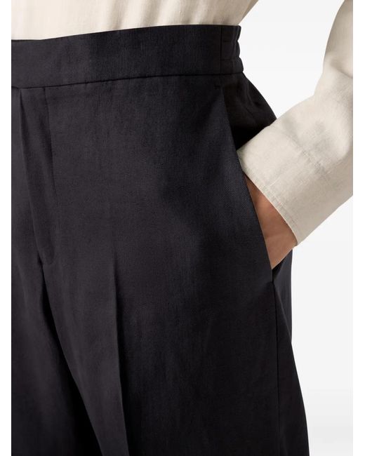 Zegna Black Tailored Trousers for men