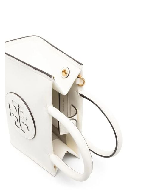 Tory Burch White Mini Ella Bio Handtasche