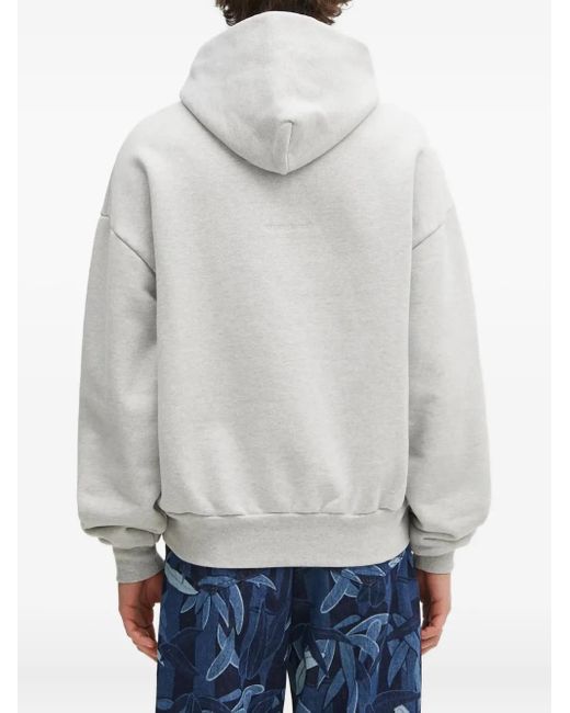 MKI Miyuki-Zoku Blue Cotton Hoodie for men