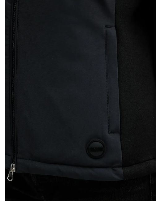 Colmar Black Hooded Zip Jacket