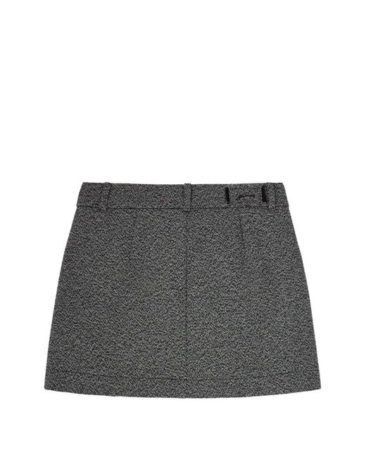 Ganni Mini-Rok in het Gray