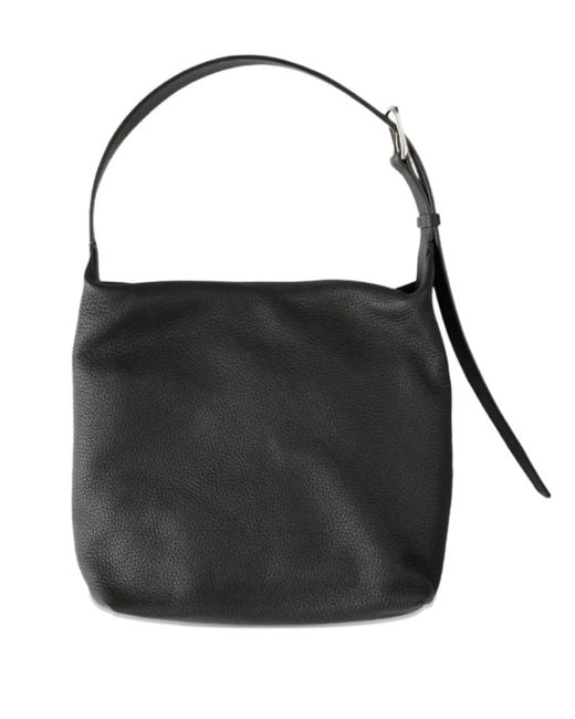 Isa buckle-fastening leather shoulder bag The Row de color Black