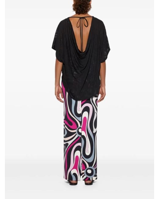 Emilio Pucci White 'Marmo Mexico' Skirt