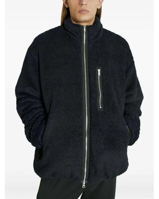 Song For The Mute Black Zip-Up Jacket for men