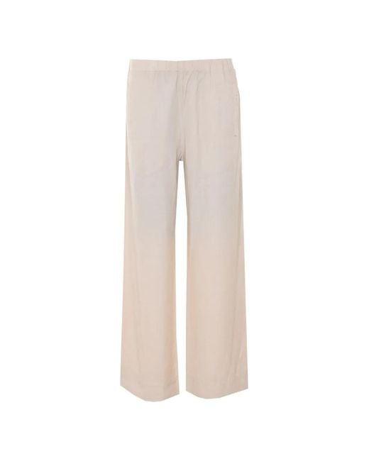 TRUE AVENUE Natural Pensil Straight-Fit Trousers