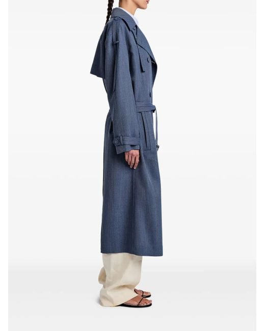 Proenza Schouler Blue Sakia Coat