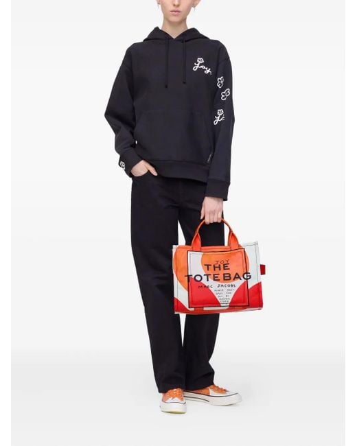 Marc Jacobs Black Flower-Joy Hoodie
