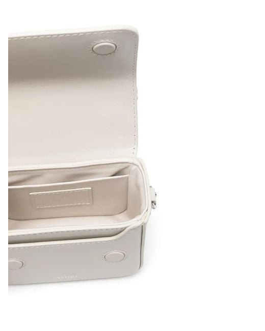 Amiri White Leather Mini Bag