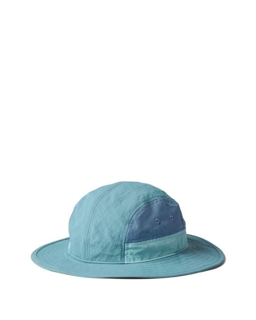 COTOPAXI Blue Tech Logo-Patch Bucket Hat for men