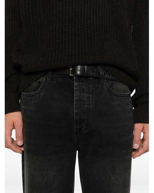 Imperial Gerafelde Jeans in het Black voor heren