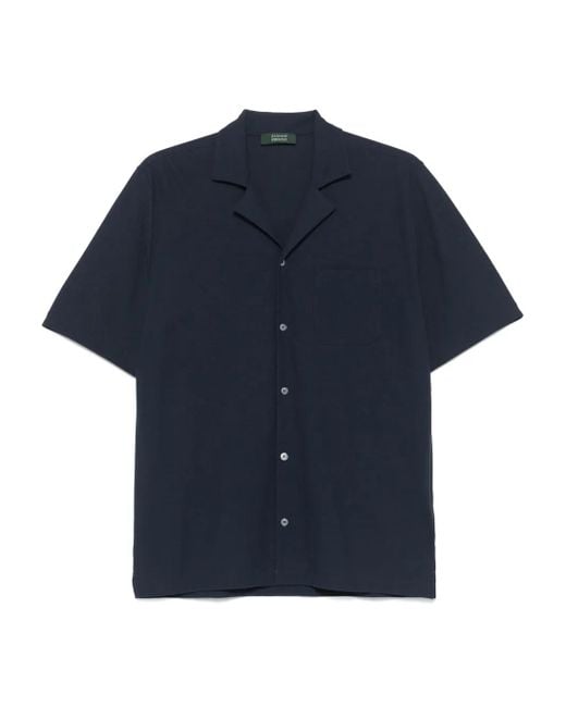 Camicia di Zanone in Blue da Uomo