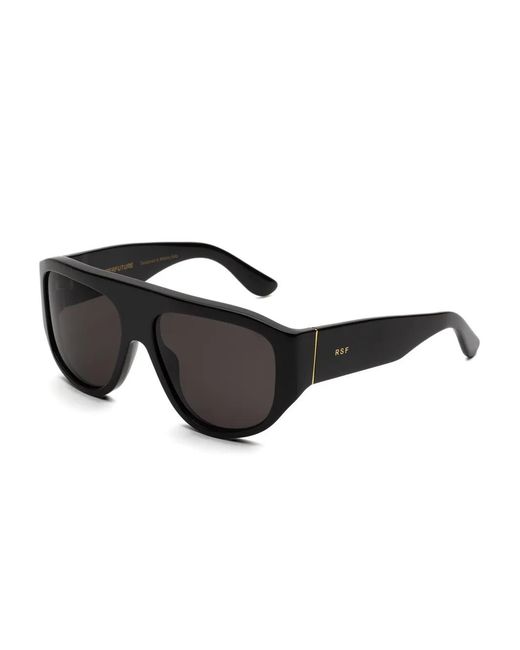 Retrosuperfuture Black Geometric-Frame Sunglasses