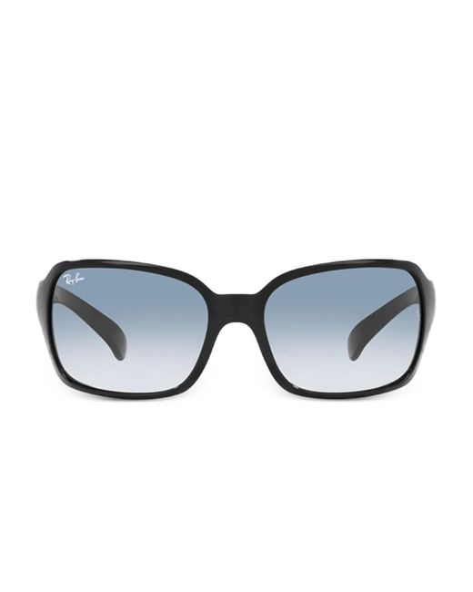 Ray-Ban Blue Rectangle-Frame Sunglasses