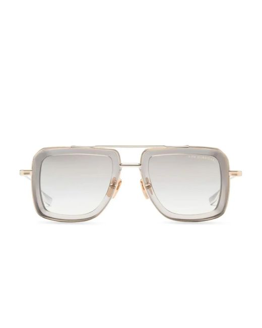 Dita Eyewear White Dubsignal Sunglasses