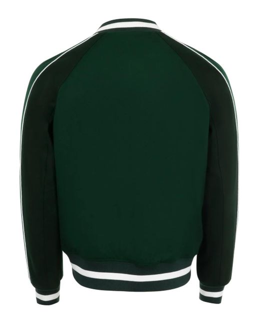 Givenchy Green Wool Logo Varsity Jacket for men