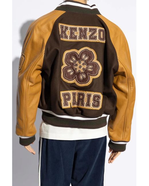 KENZO Brown Boke Flower Jacket for men