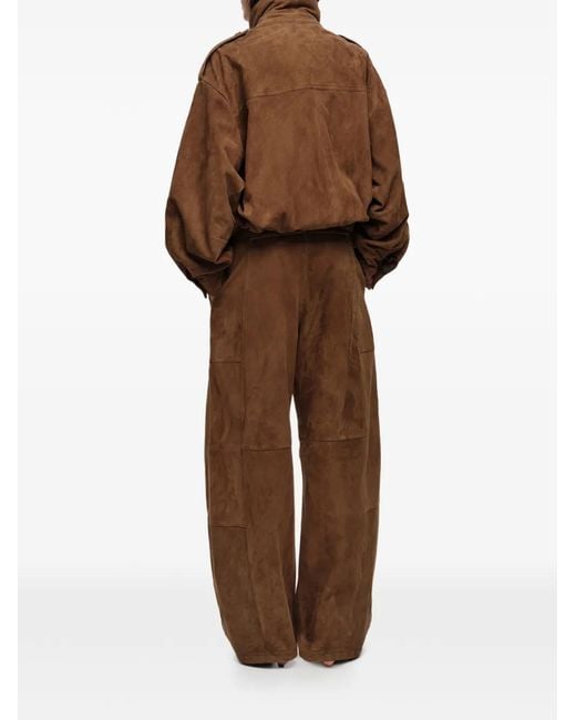 Bimba Y Lola Brown Suede Pants