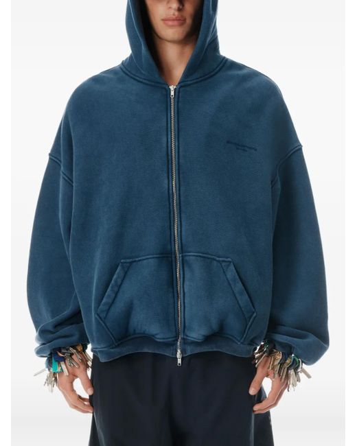 Alexander Wang ジップアップ パーカー Blue
