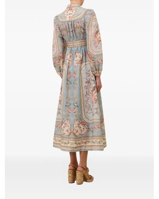 Zimmermann White Indra Linen Long Dress