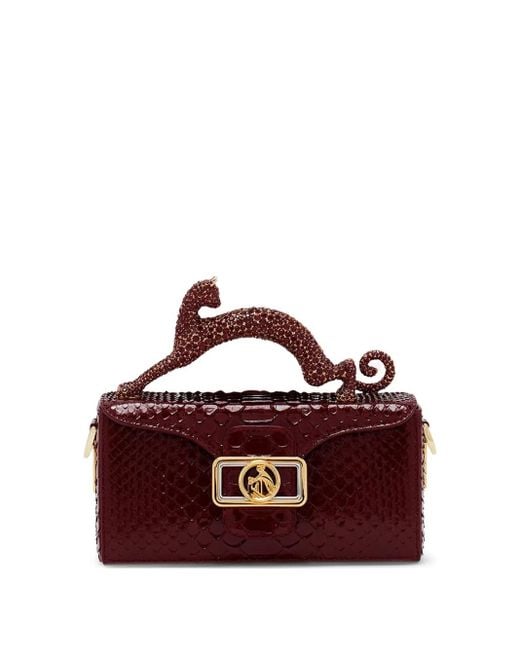 Lanvin Nano Pencil Cat Shopper in het Purple