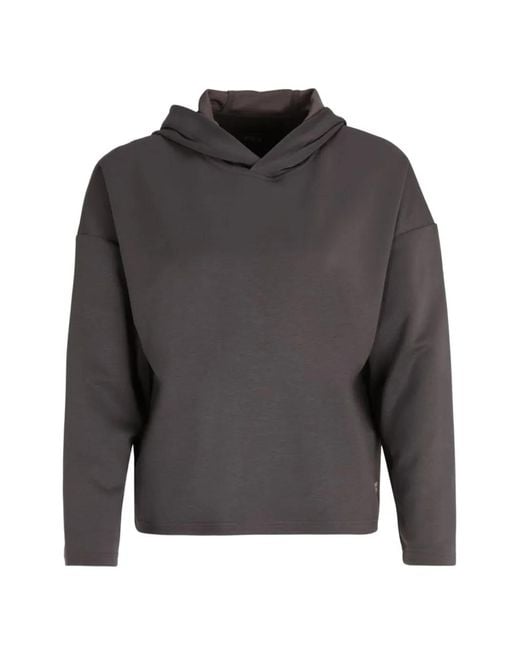 Fila Gray Drop-Shoulder Hoodie