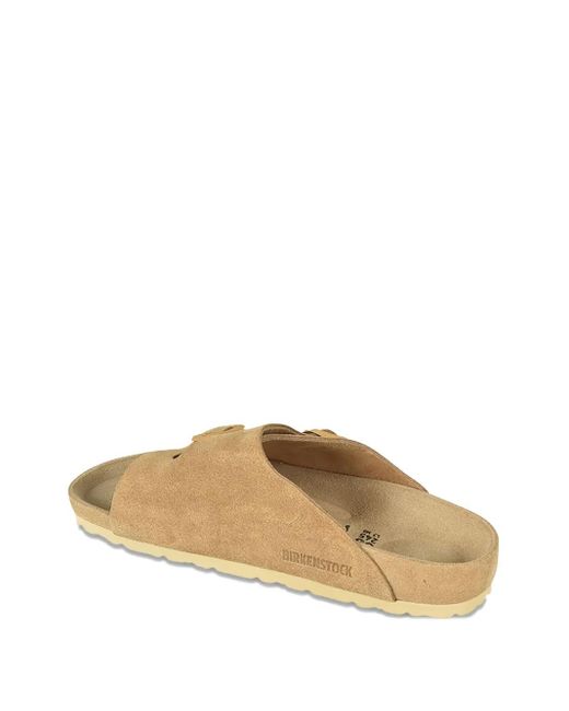 Birkenstock Zurich ダブルバックル スエードサンダル Brown