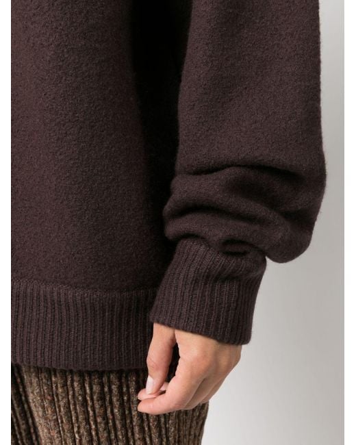 J.W. Anderson Brown Fine-knit Wool Sweatshirt