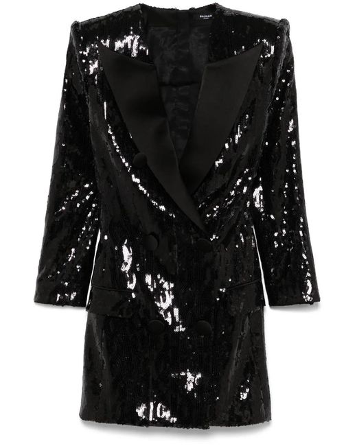 Balmain Black Dresses