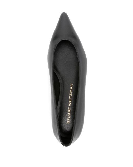 Stuart Weitzman Black Lina Flat Shoes