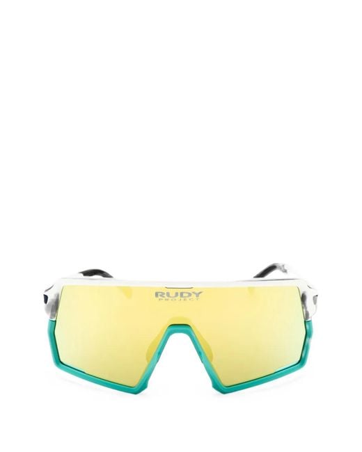 Rudy Project Yellow Shield-Frame Sunglasses for men