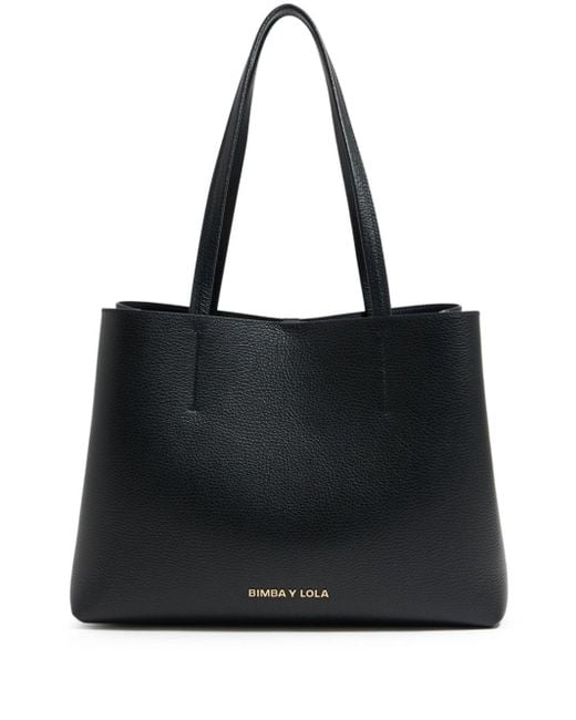 Bolso shopper Chihuahua grande Bimba Y Lola de color Black